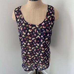 Floral tank top